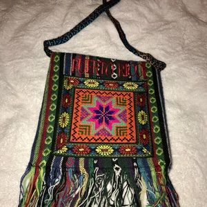 Bohemian style crossbody bag